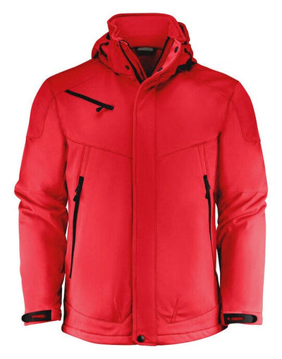 Printer Essentials PE2261035 Men Skeleton Softshel - Red
