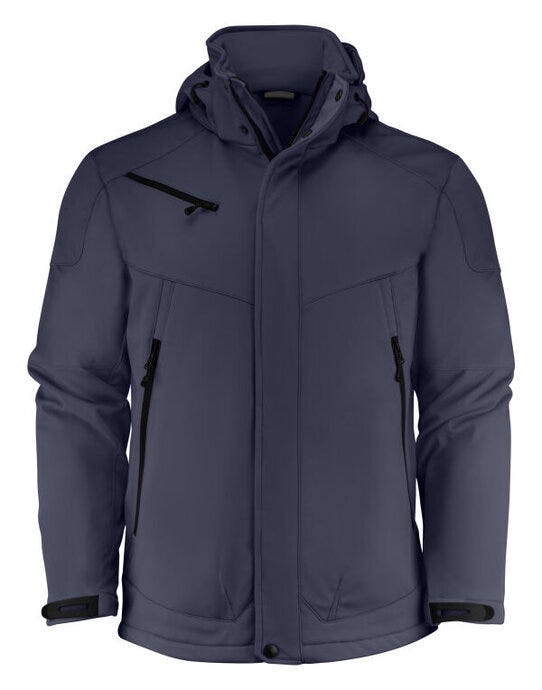 Printer Essentials PE2261035 Men Skeleton Softshel - Navy