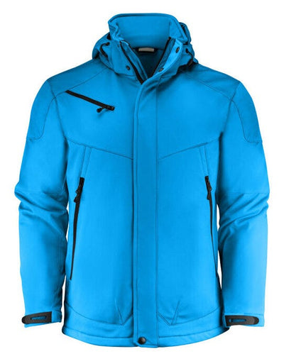 Printer Essentials PE2261035 Men Skeleton Softshel - Ocean Blue