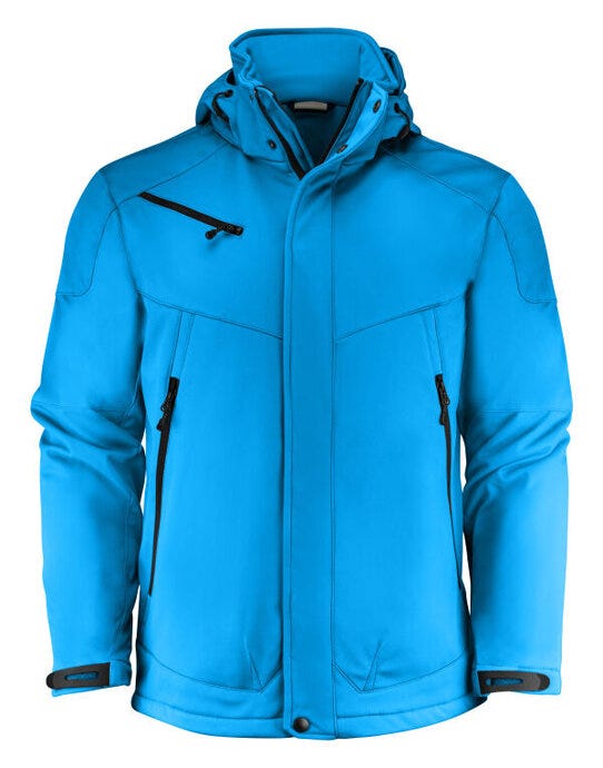 Printer Essentials PE2261035 Men Skeleton Softshel - Ocean Blue