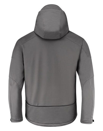Printer Essentials PE2261035 Men Skeleton Softshel - Steel Grey