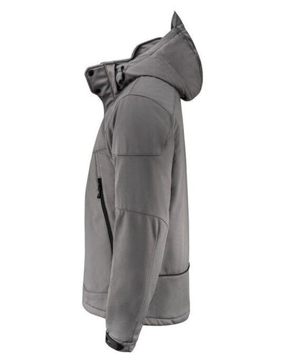 Printer Essentials PE2261035 Men Skeleton Softshel - Steel Grey