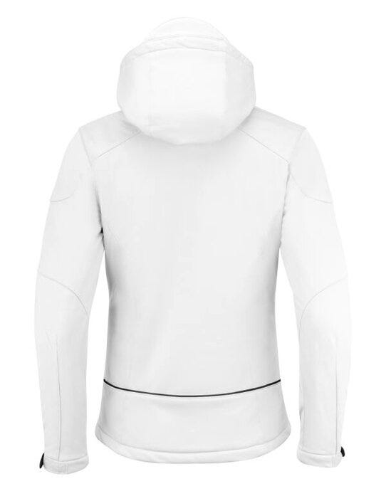 Printer Essentials PE2261041 Printer Ladies Skeleton Softshell Jacket - White