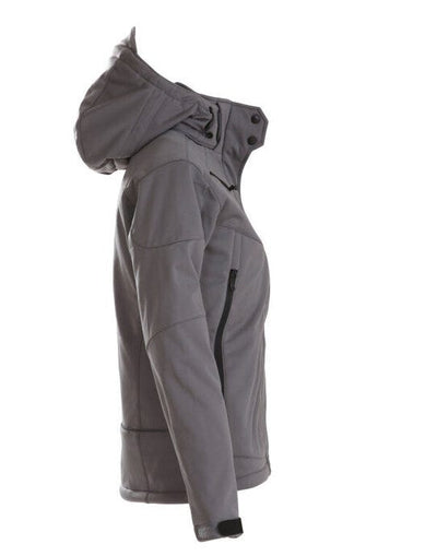 Printer Essentials PE2261041 Printer Ladies Skeleton Softshell Jacket - Steel Grey