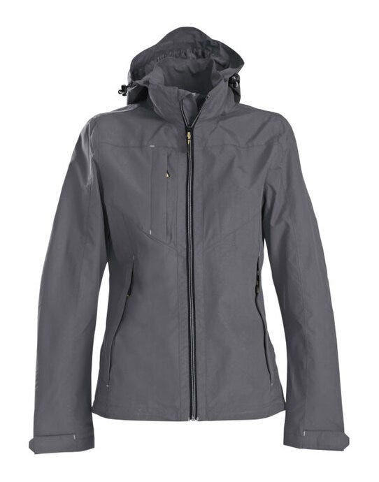 Printer Essentials PE2261043 Printer Ladies Flat Track Jacket - Steel Grey