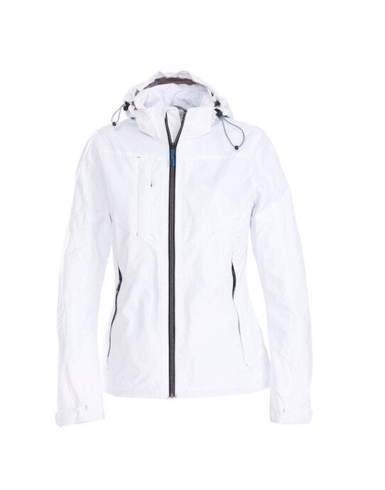 Printer Essentials PE2261043 Printer Ladies Flat Track Jacket - White