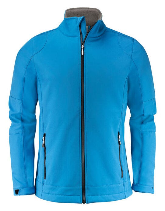 Printer Essentials PE2261044 Printer Mens Trial Softshell Jacket - Ocean Blue