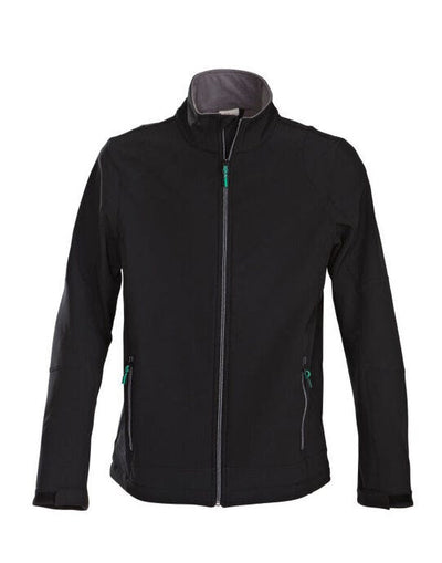 Printer Essentials PE2261044 Printer Mens Trial Softshell Jacket - Black