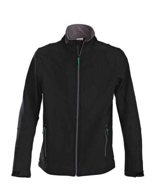 Printer Essentials PE2261044 Printer Mens Trial Softshell Jacket - Black