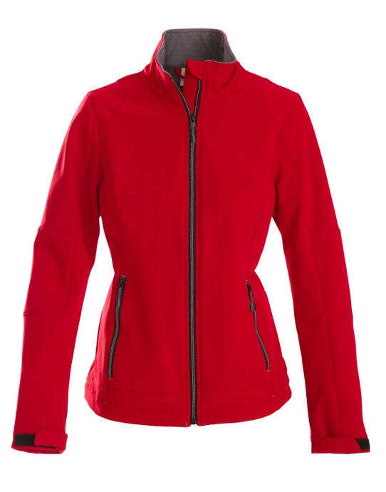 Printer Essentials PE2261045 Printer Ladies Trial Softshell Jacket - Red