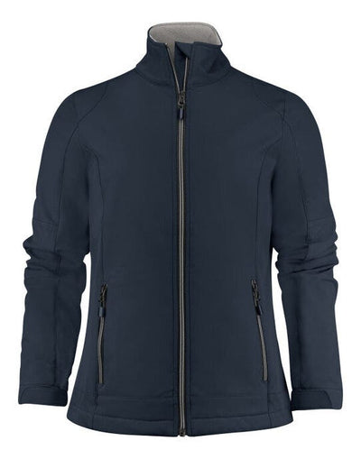 Printer Essentials PE2261045 Printer Ladies Trial Softshell Jacket - Dark Navy