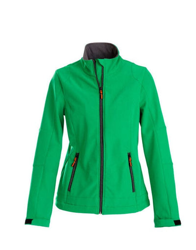 Printer Essentials PE2261045 Printer Ladies Trial Softshell Jacket - Fresh Green