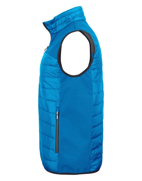Printer Essentials PE2261063 Printer Mens Expedition Vest - Ocean Blue
