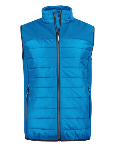 Printer Essentials PE2261063 Printer Mens Expedition Vest - Ocean Blue