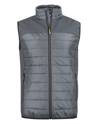 Printer Essentials PE2261063 Printer Mens Expedition Vest - Steel Grey