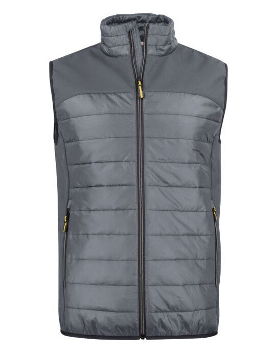 Printer Essentials PE2261063 Printer Mens Expedition Vest - Steel Grey
