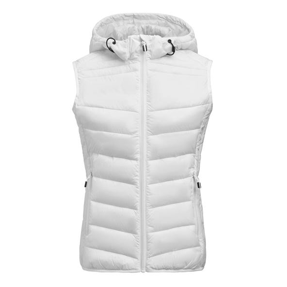 Printer Essentials PE2261082 Printer Essential Ladies Base Bodywarmer - White