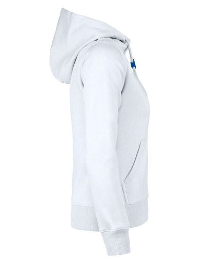 Printer Essentials PE2262050 Printer Ladies Fastpitch Hooded Sweater - White