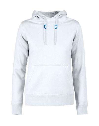 Printer Essentials PE2262050 Printer Ladies Fastpitch Hooded Sweater - White