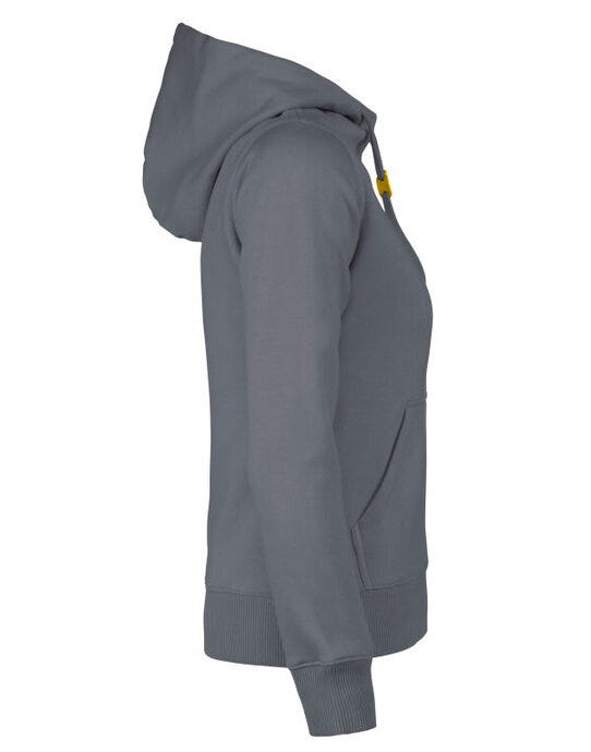 Printer Essentials PE2262050 Printer Ladies Fastpitch Hooded Sweater - Steel Grey