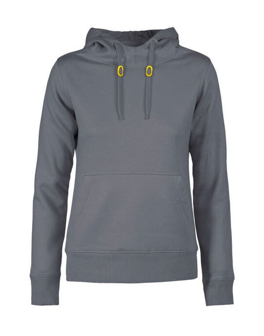 Printer Essentials PE2262050 Printer Ladies Fastpitch Hooded Sweater - Steel Grey
