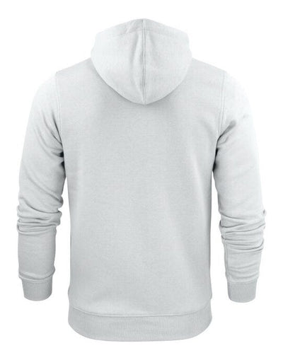 Printer Essentials PE2262051 Printer Mens Overhead Full Zip Hoodie - White