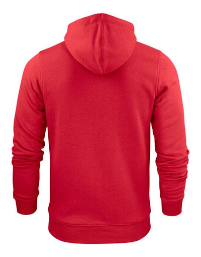 Printer Essentials PE2262051 Printer Mens Overhead Full Zip Hoodie - Red