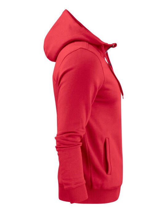 Printer Essentials PE2262051 Printer Mens Overhead Full Zip Hoodie - Red