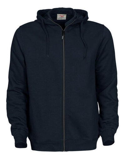 Printer Essentials PE2262051 Printer Mens Overhead Full Zip Hoodie - Dark Navy