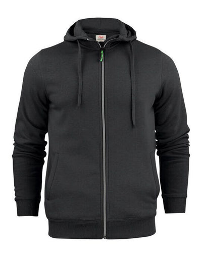 Printer Essentials PE2262051 Printer Mens Overhead Full Zip Hoodie - Black