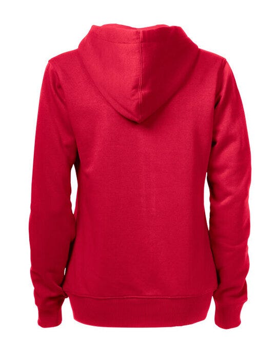 Printer Essentials PE2262052 Printer Ladies Overhead Full Zip Hoody - Red
