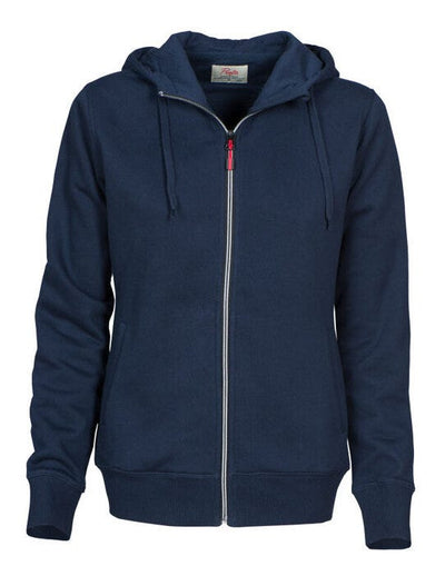 Printer Essentials PE2262052 Printer Ladies Overhead Full Zip Hoody - Navy