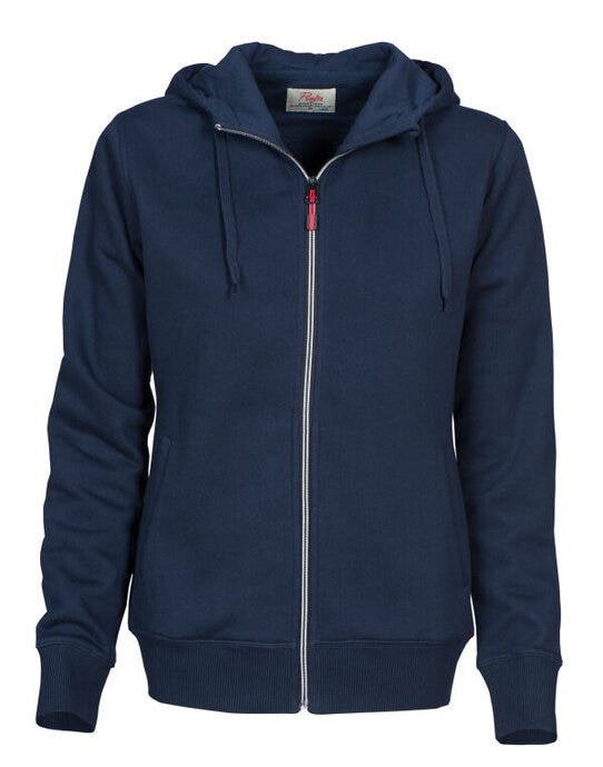 Printer Essentials PE2262052 Printer Ladies Overhead Full Zip Hoody - Navy
