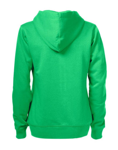 Printer Essentials PE2262052 Printer Ladies Overhead Full Zip Hoody - Fresh Green