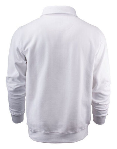Printer Essentials PE2262053 Printer Mens Rounders RXS 1/2 Zip - White