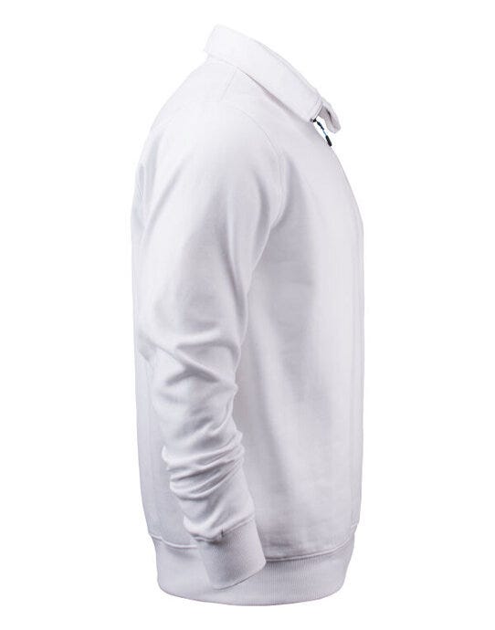 Printer Essentials PE2262053 Printer Mens Rounders RXS 1/2 Zip - White