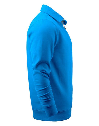 Printer Essentials PE2262053 Printer Mens Rounders RXS 1/2 Zip - Ocean Blue
