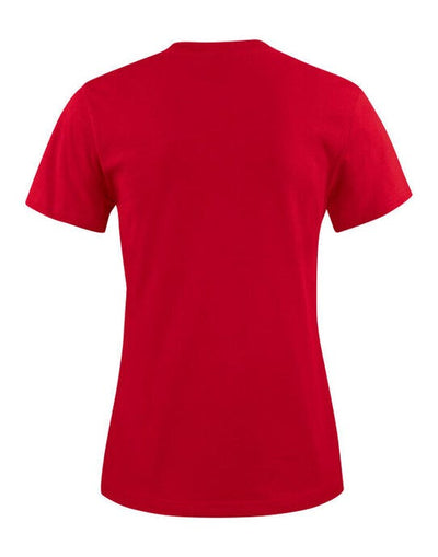 Printer Essentials PE2264014 Printer Ladies Heavy T-Shirt - Red