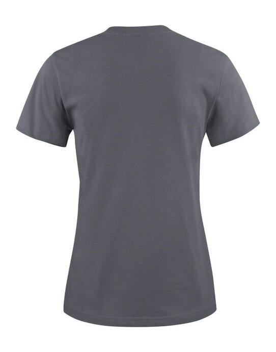 Printer Essentials PE2264014 Printer Ladies Heavy T-Shirt - Steel Grey