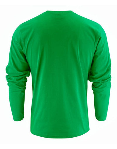 Printer Essentials PE2264016 Printer Heavy Long Sleeve T-Shirt - Fresh Green