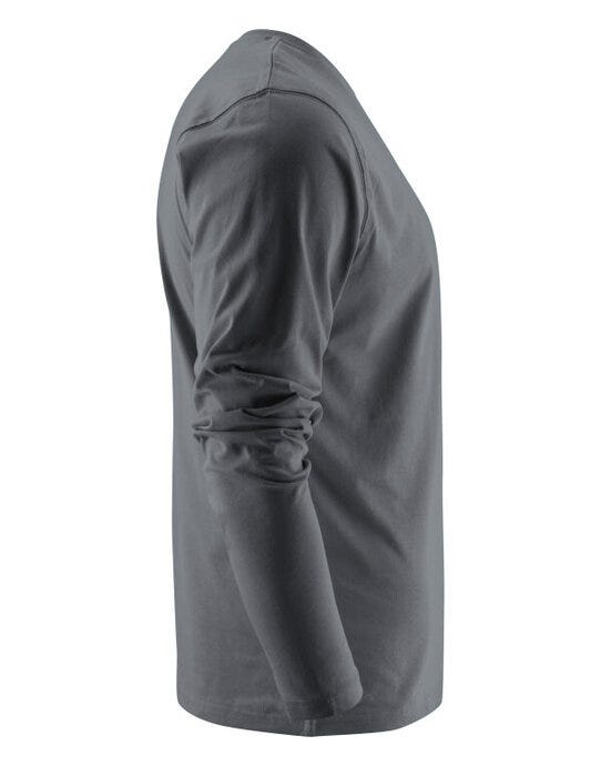 Printer Essentials PE2264016 Printer Heavy Long Sleeve T-Shirt - Steel Grey