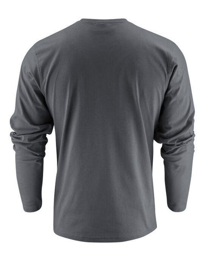 Printer Essentials PE2264016 Printer Heavy Long Sleeve T-Shirt - Steel Grey