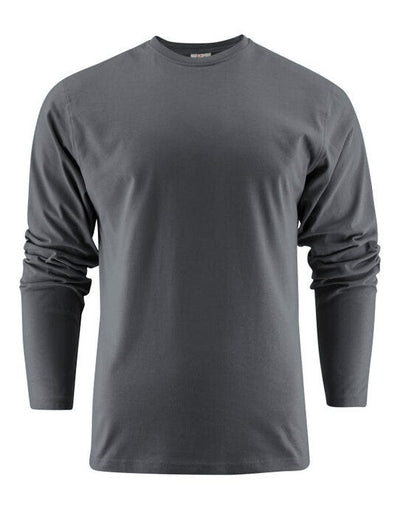 Printer Essentials PE2264016 Printer Heavy Long Sleeve T-Shirt - Steel Grey