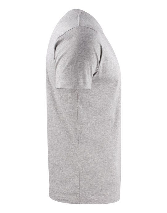 Printer Essentials PE2264020 Printer Mens Heavy T-Shirt - Grey Melange