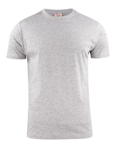 Printer Essentials PE2264020 Printer Mens Heavy T-Shirt - Grey Melange