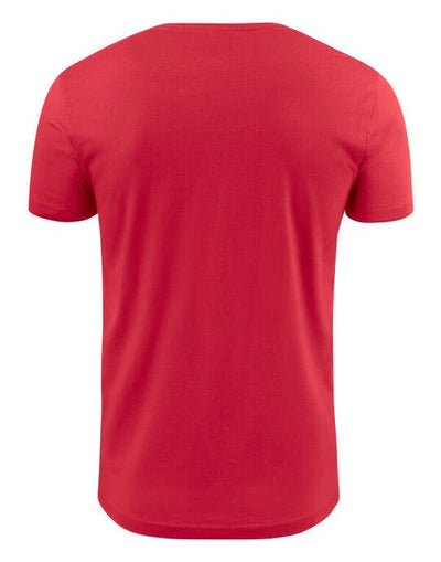 Printer Essentials PE2264024 Printer Mens Heavy V T-Shirt - Red