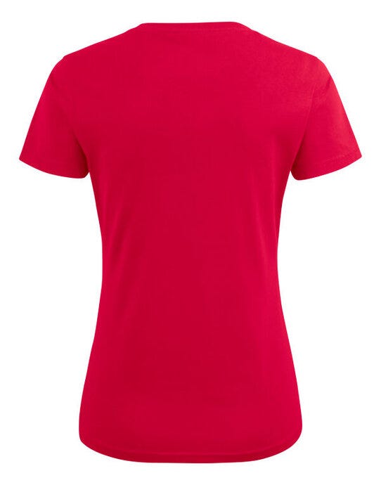 Printer Essentials PE2264025 Printer Ladies Heavy V T-Shirt - Red