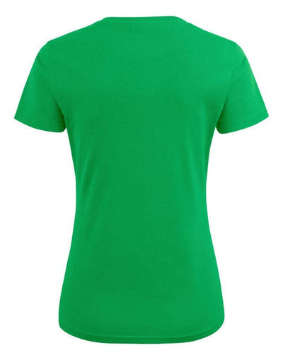Printer Essentials PE2264025 Printer Ladies Heavy V T-Shirt - Fresh Green