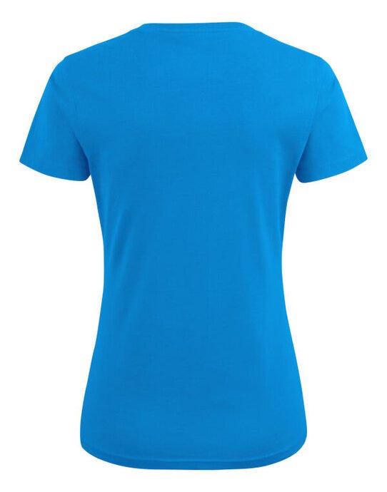 Printer Essentials PE2264025 Printer Ladies Heavy V T-Shirt - Ocean Blue
