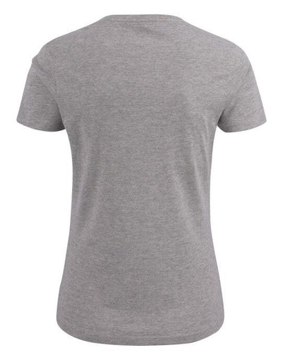 Printer Essentials PE2264025 Printer Ladies Heavy V T-Shirt - Grey Melange